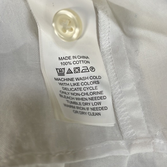 Kate, Spade, 100% cotton white blouse XXS - Picture 6 of 6